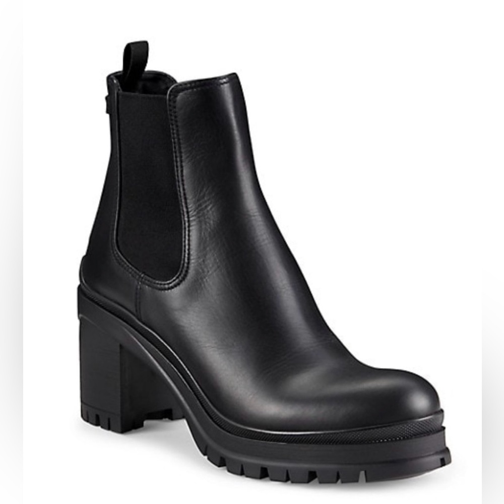 Prada Chelsea Lug Sole Boots